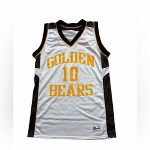 VTG Speedline California Golden Bears Basketball Jersey Mens Medium White 90s